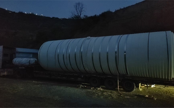 定西圆桶运输途中